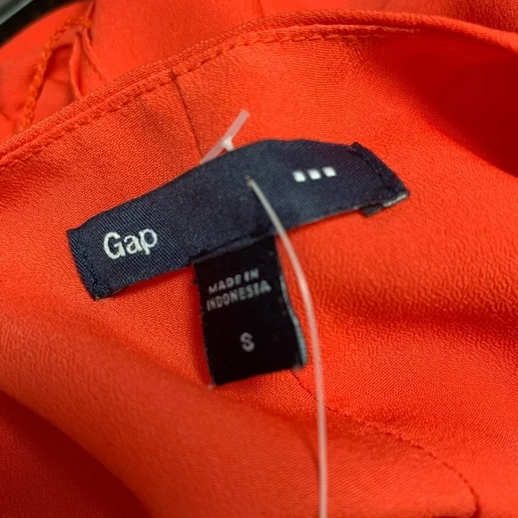 Cute Red Gap Sleeveless Dress S - Picture 4 of 4